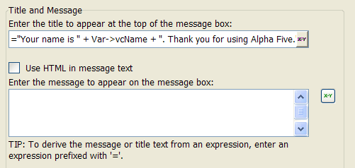 Modified Message